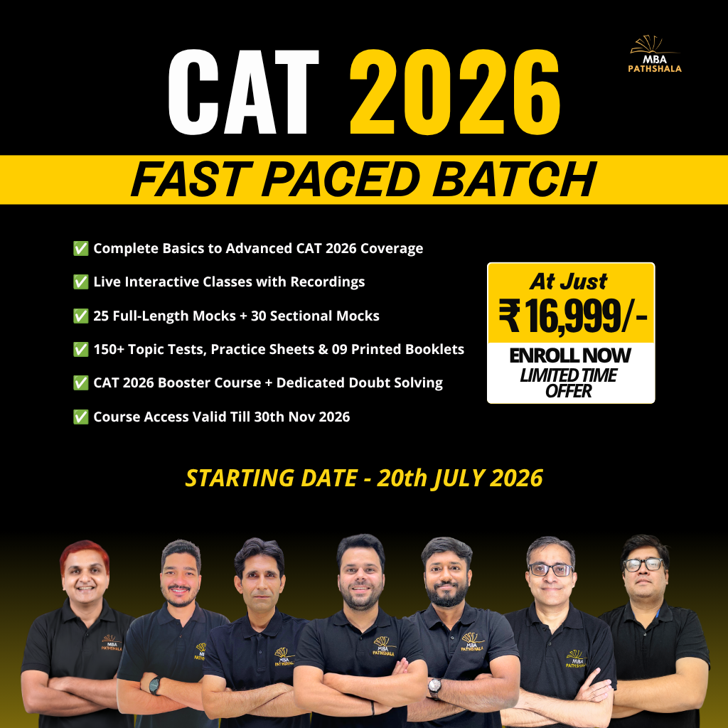 Fast-Paced Batch for CAT 2026 – Basic to Advance
